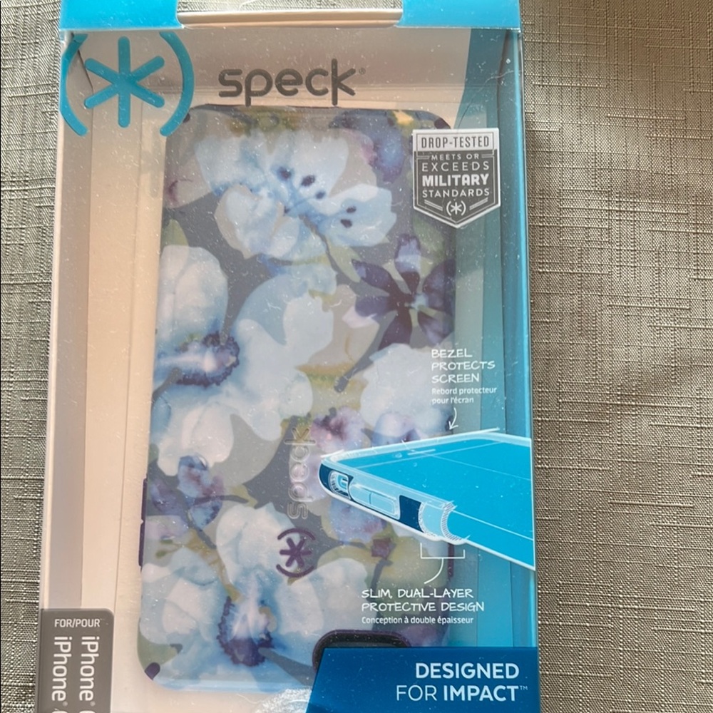 Speck Blue and White Floral iPhone Case